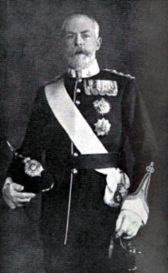 2nd Baron Ampthill as Colonel of the Bedfordshire Hertfordshire Regiment